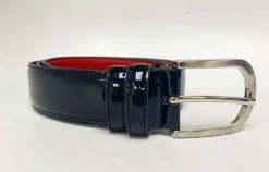 Style: C Collection Leather Belt Black