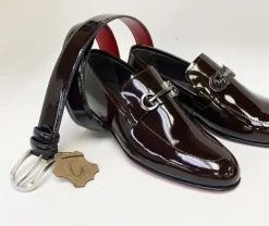 Style: C Collection Leather Belt Brown