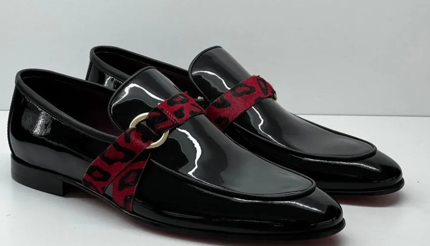 Style: C Collection Leather Belt Black