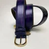 Style: C Collection Purple Leather Belt