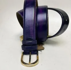 Style: C Collection Purple Leather Belt
