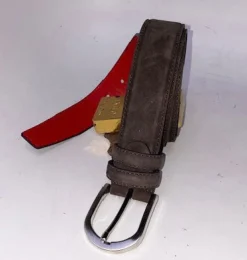 Style: C Collection Suede Belt Brown