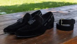 Suede Belt Black