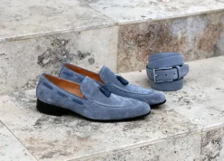 Suede Belt Grey
