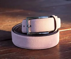 Suede Belt Pink