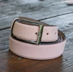 Suede Belt Salmon