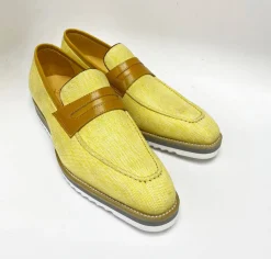 Suede Belt Yellow