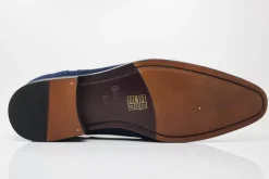 Suede Lace-Up Oxford Blue