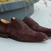 Suede Lace-Up Shoe Brown