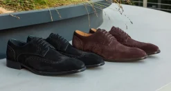 Suede Lace-Up Shoe Brown