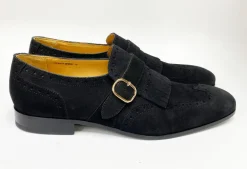 Supple Suede Slip-On Shoe Black