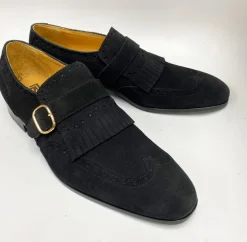 Supple Suede Slip-On Shoe Black