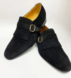 Supple Suede Slip-On Shoe Black