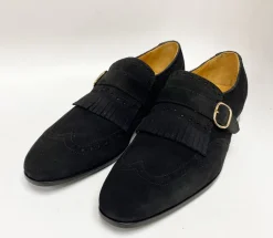 Supple Suede Slip-On Shoe Black