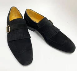 Supple Suede Slip-On Shoe Black