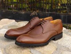 Ugo Vasare "Jayden" Pebble Grain Oxford-Tan