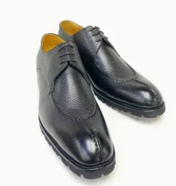 Ugo Vasare "Jayden" Pebble Grain Oxford-Black