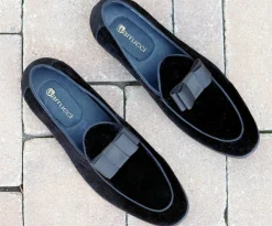 Velvet Formal Loafer Black