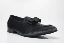 Velvet Formal Loafer Charcoal