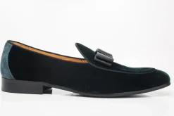 Velvet Formal Loafer Green