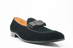 Velvet Formal Loafer Green