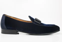 Velvet Formal Loafer Navy