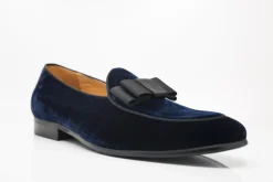 Velvet Formal Loafer Navy